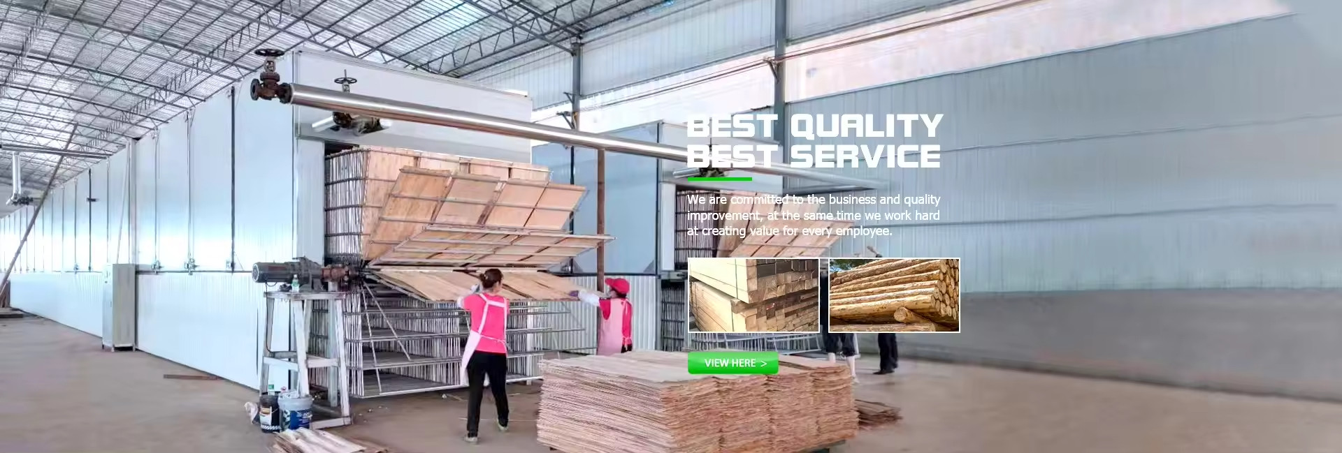qualité Machines de séchage du bois usine