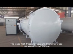 Processus de séchage du bois Machine de séchage sous vide à haute fréquence Hf