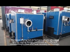 Machines de travail du bois à tension personnalisable Sécheuse de bois Poêle pour petites entreprises