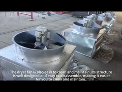 Ventilateur professionnel de four de séchage du bois pour une grande capacité de bois et un séchage rapide