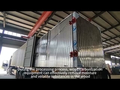 Capacité personnalisable four à traitement thermique à haute température du bois fonctionnement intelligent