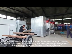 Équipement de production entièrement automatique de modification profonde du bois, capacité 2000 kg