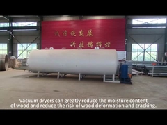 Assurance Cuisinier de séchage du bois sous vide avec capacité d'évaporation et vide personnalisés