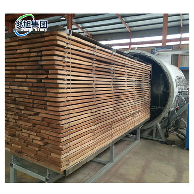 Machine de séchage de bois entièrement automatique avec taille personnalisée et vide haute fréquence