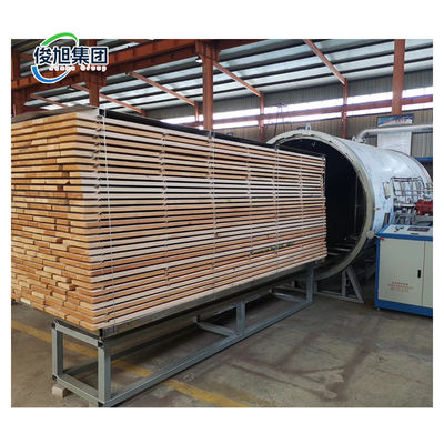 Machine de séchage du bois sous vide entièrement automatique de 9 KW et 2000 KG pour bois industriel et planches de bois dur