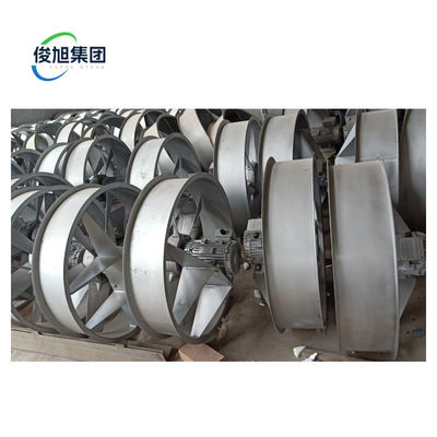 Type de courant électrique continu Junxu Lamelles d'alliage d'aluminium personnalisées Propulseur Lamelle de ventilateur en aluminium coulé