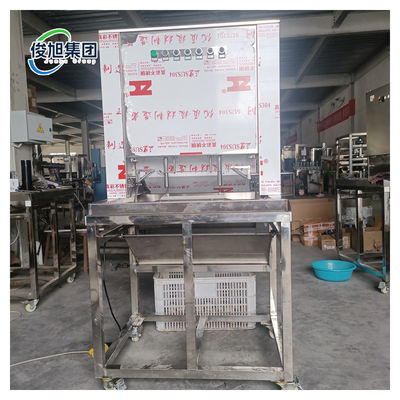 Machine industrielle à éplucher les oignons à quatre stations pour une production de grande capacité par Junxu